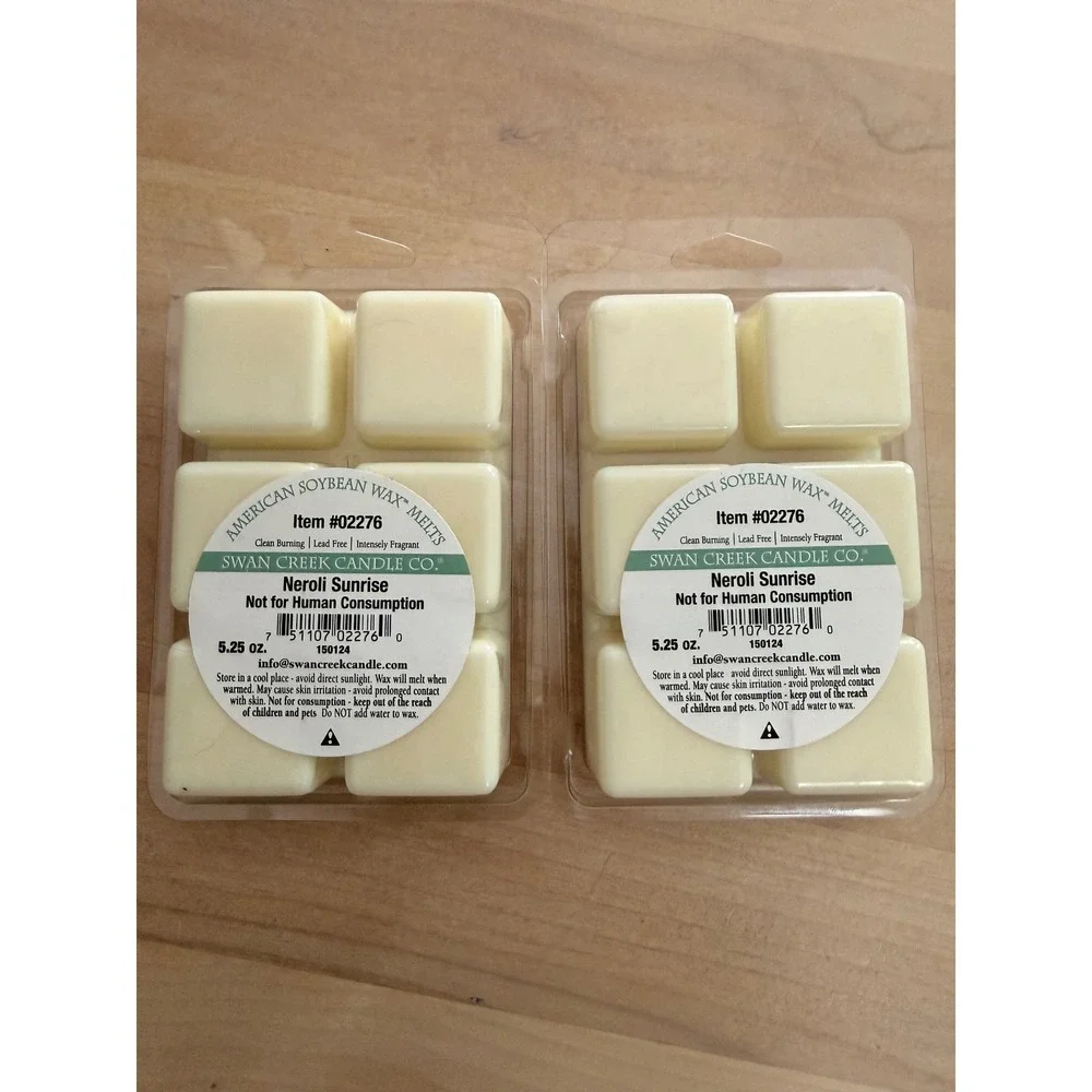 Swan Creek Candle Co Neroli Sunrise Herbal Melts Natural Soy Wax Set of 2 02276